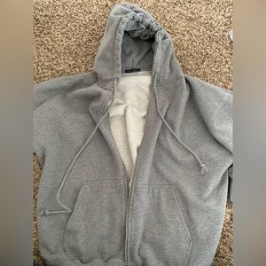 brandy melville zip up hoodie